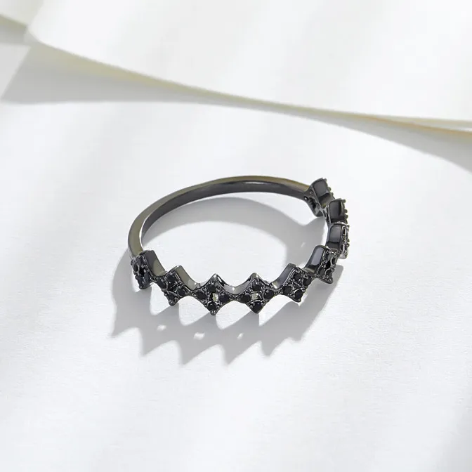 Starlight Crystal Ring – Sparkling Fashion Jewelry | Exquisite Handmade Inlay